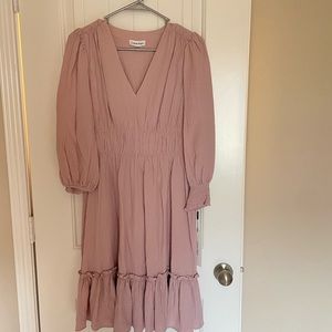 NEVER WORN! Calvin Klein dusty rose dress.